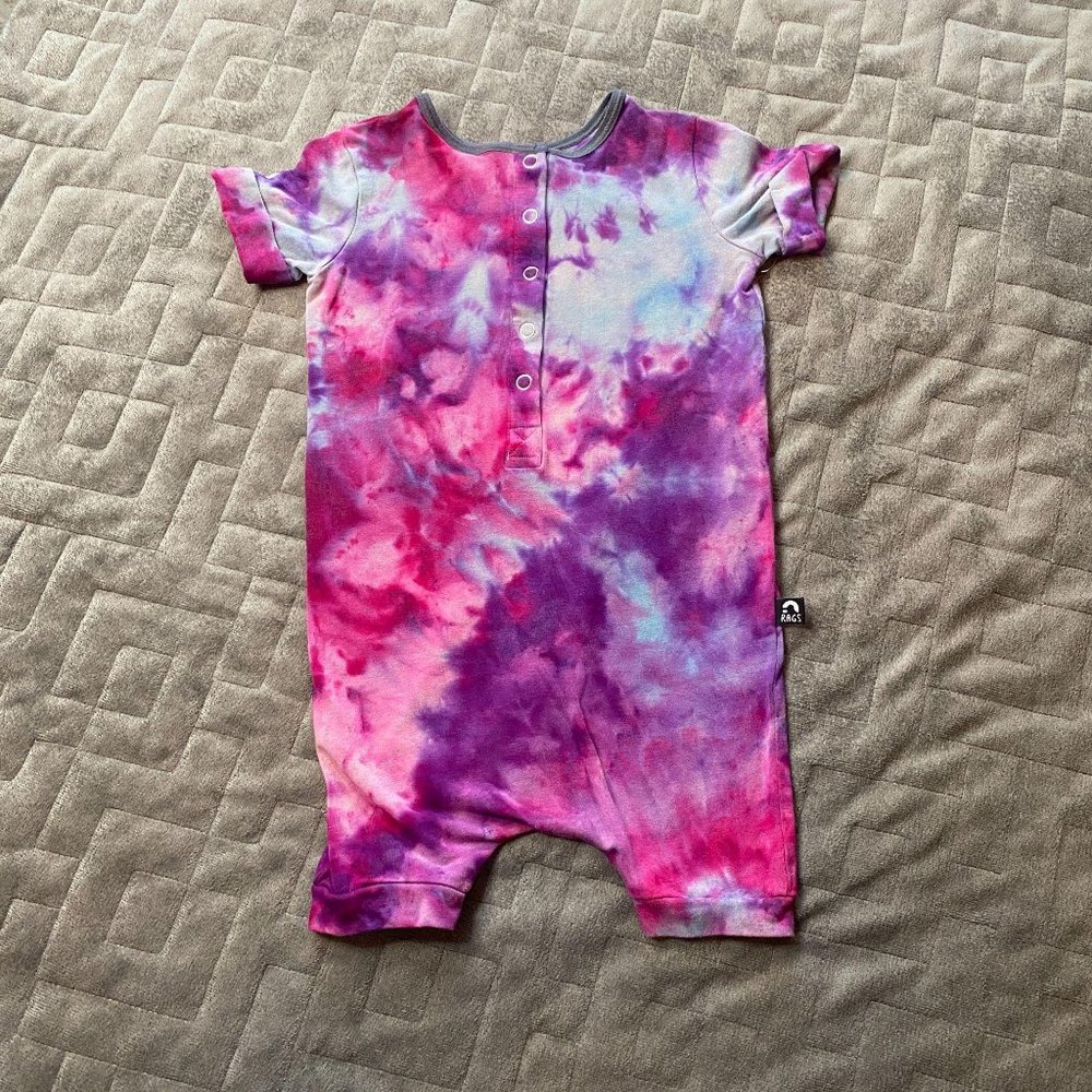 Tie Dyed Rags Romper || 2T - Picture 1 of 5